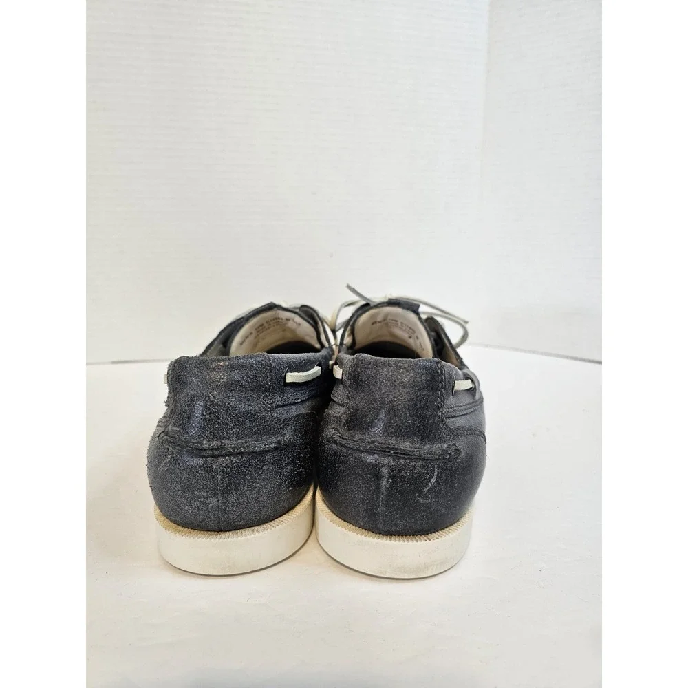 Cole Haan Yacht Club Mens Size 10M Acid‎ Wash Blue/Gray Leather Loafer